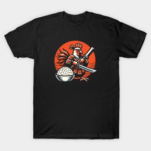 Chicken and Rice Samurai T-Shirt